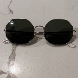Ray-Ban Unisex Octagon Metal Sunglasses RB1972